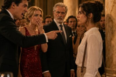 LA CHICA DEL BOLSO MARRÓN FUE HUMILLADA EN LA BODA… HASTA QUE DESCUBRIERON QUE SU PADRE ERA DUEÑO DE MEDIO IMPERIO