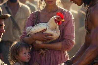 LA VIUDA FUE A LA FERIA A VENDER SU ÚLTIMA GALLINA… PERO UN GUERRERO APACHE LA COMPRÓ, SE LA DEVOLVIÓ Y LE PIDIÓ SIETE DÍAS PARA CAMBIAR SU VIDA