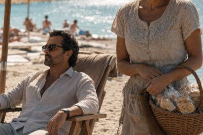 EL MILLONARIO QUE DESPRECIÓ A LA VENDEDORA DE GALLETAS EN LA PLAYA… SIN SABER QUE ELLA IBA A ENSEÑARLE A VIVIR