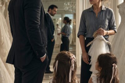 EL JEFE DE LA MAFIA ENTRÓ A UNA TIENDA DE NOVIAS POR SU PROMETIDA — Y ENCONTRÓ A LOS GEMELOS QUE SU PRIMER AMOR LE OCULTÓ SEIS AÑOS