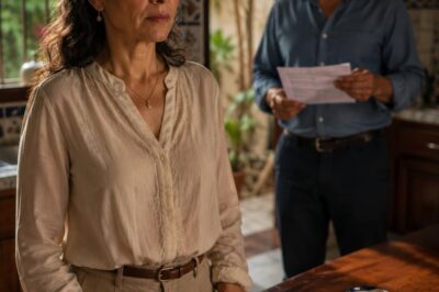 ÉL DIJO QUE ELLA NUNCA SE IRÍA PORQUE LO NECESITABA… ESA MISMA TARDE ENCONTRÓ LOS PAPELES DE DIVORCIO SOBRE LA MESA