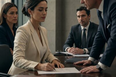 FIRMÓ EL DIVORCIO EN SILENCIO… Y SU PADRE BILLONARIO APAGÓ EL IMPERIO DE SU EXMARIDO